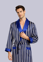 Load image into Gallery viewer, JADE LUXURE SILK ROBE SET
