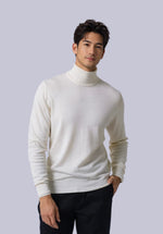 Load image into Gallery viewer, ECRU MERINO HIGH NECK

