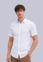 Load image into Gallery viewer, PEARL HALF BAMBOO SILK SHIRT
