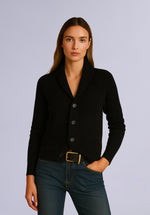 Load image into Gallery viewer, JADE MERINO SHAWL CARDIGAN
