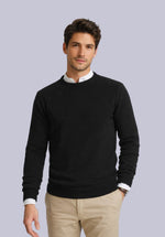 Load image into Gallery viewer, EBONY MERINO CREW SWEATER

