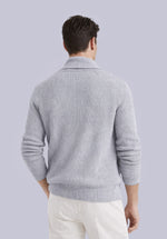 Load image into Gallery viewer, SLATE MERINO SHAWL CARDIGAN
