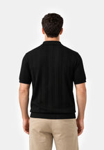 Load image into Gallery viewer, JET HALF ZIP RIBBED POLO
