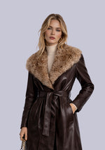 Load image into Gallery viewer, DAKOTA FUR LEATHER JACKET
