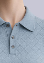 Load image into Gallery viewer, Aqua Prestige Summer Merino Polo
