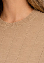 Load image into Gallery viewer, SUMMER CHAMPAGNE MERINO RIB TEE

