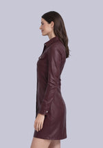 Load image into Gallery viewer, MAVEN LEATHER DRESS
