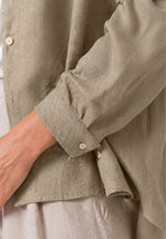 Load image into Gallery viewer, KHAKI LINEN SHIRT
