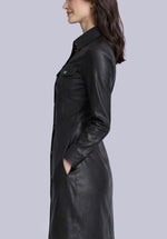 Load image into Gallery viewer, MAVEN LEATHER DRESS
