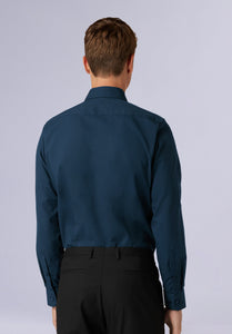 MARINE  BAMBOO SILK SHIRT