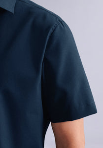 MARINE HALF BAMBOO SILK SHIRT