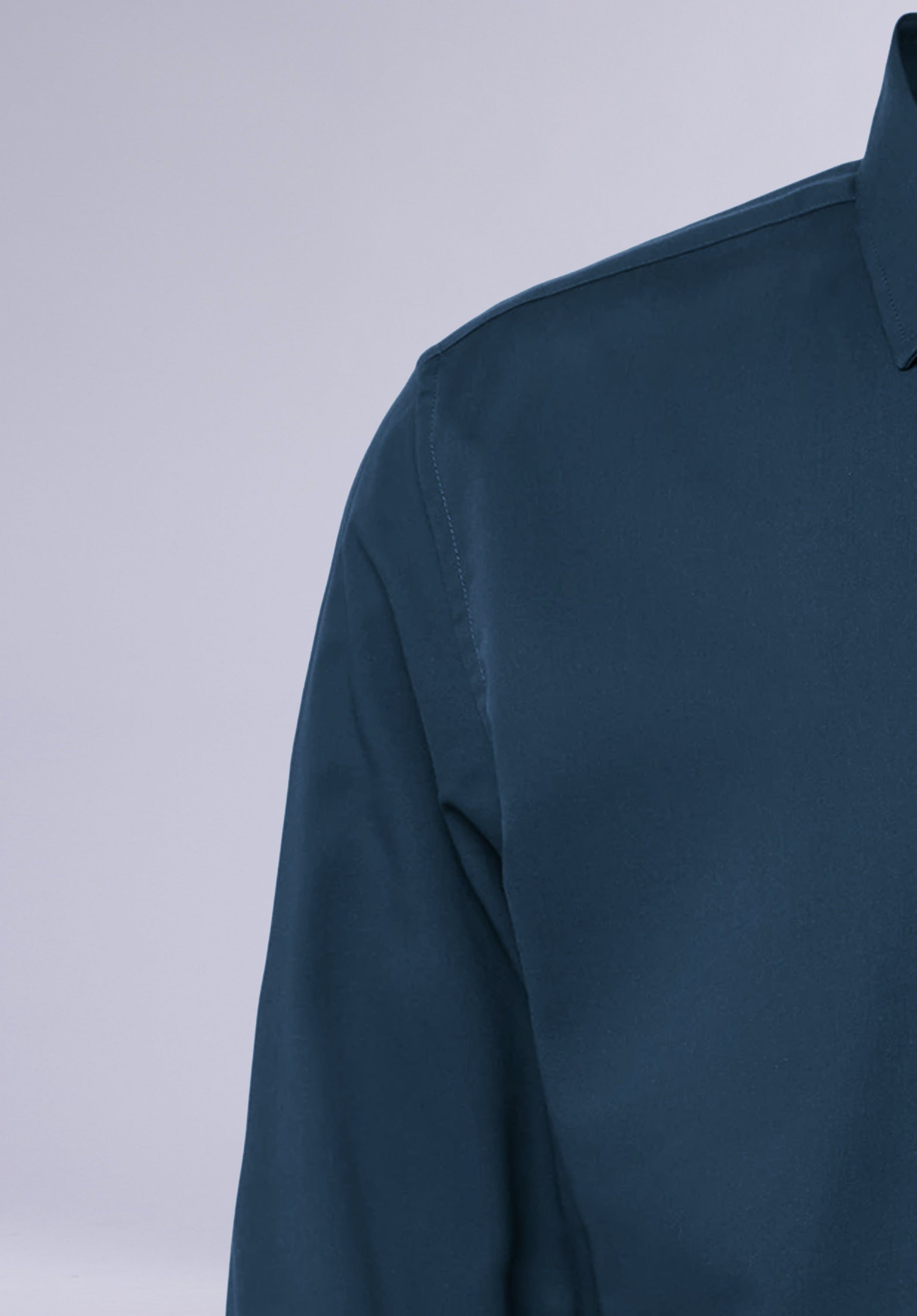 MARINE  BAMBOO SILK SHIRT