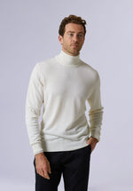 Load image into Gallery viewer, ECRU MERINO HIGH NECK
