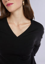 Load image into Gallery viewer, EBONY MERINO V NECK

