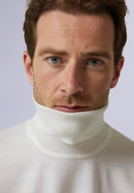 Load image into Gallery viewer, ECRU MERINO HIGH NECK
