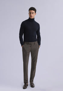 EBONY MERINO HIGH NECK