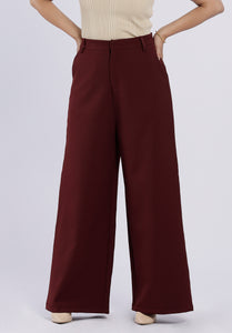 SASHA ROUGE WIDE PANTS