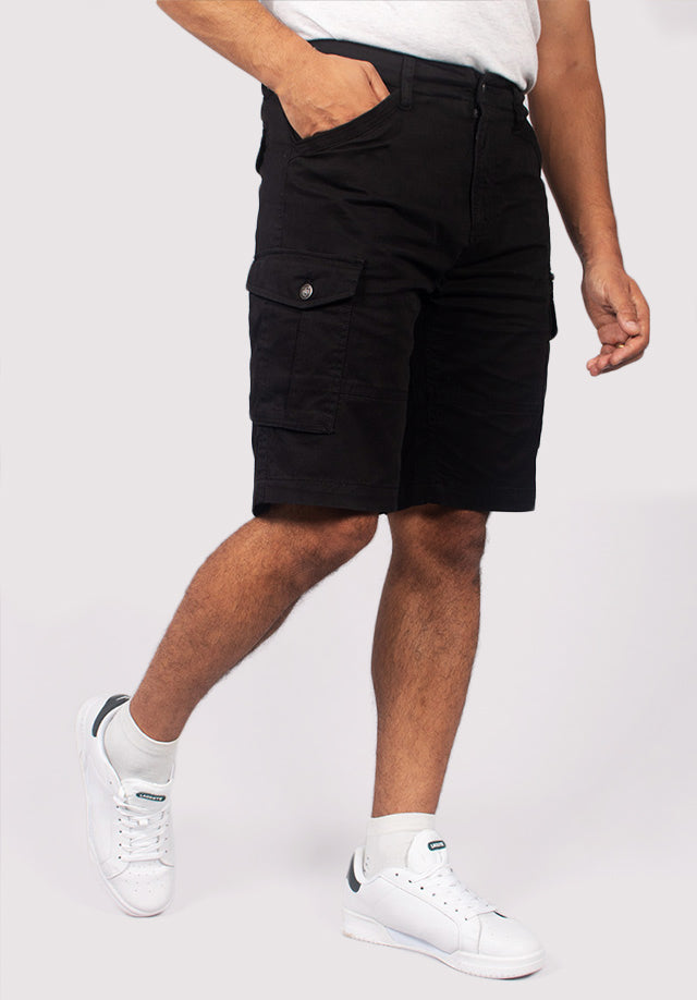 ONYX TWILL CARGO SHORTS