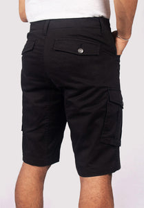 ONYX TWILL CARGO SHORTS