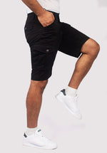 Load image into Gallery viewer, ONYX TWILL CARGO SHORTS
