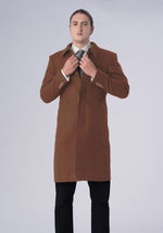 Load image into Gallery viewer, cashmere single breasted coat-men
