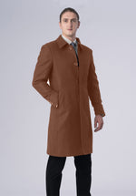 Load image into Gallery viewer, cashmere single breasted coat-men
