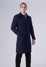 Load image into Gallery viewer, cashmere single breasted coat-men
