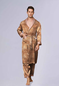 AURA LUXURE SILK ROBE SET