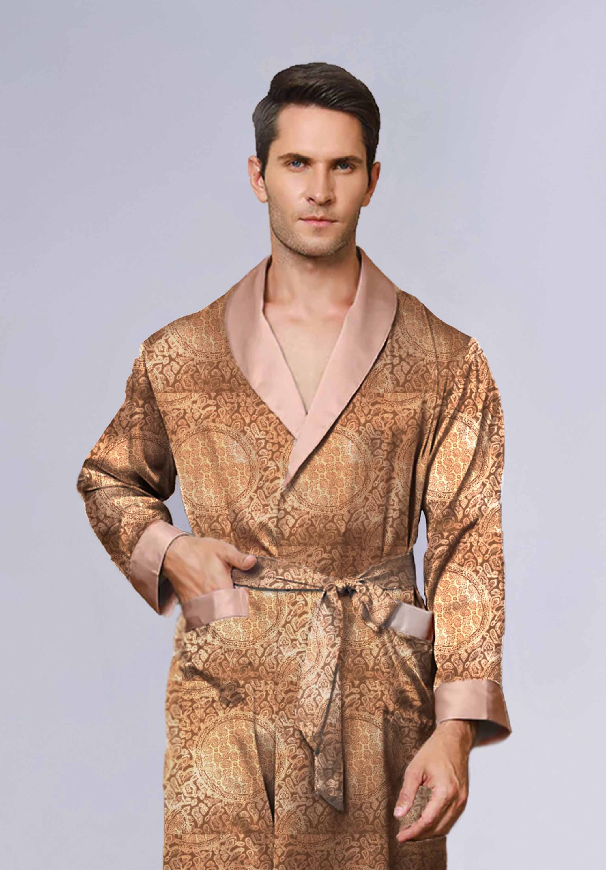 AURA LUXURE SILK ROBE SET