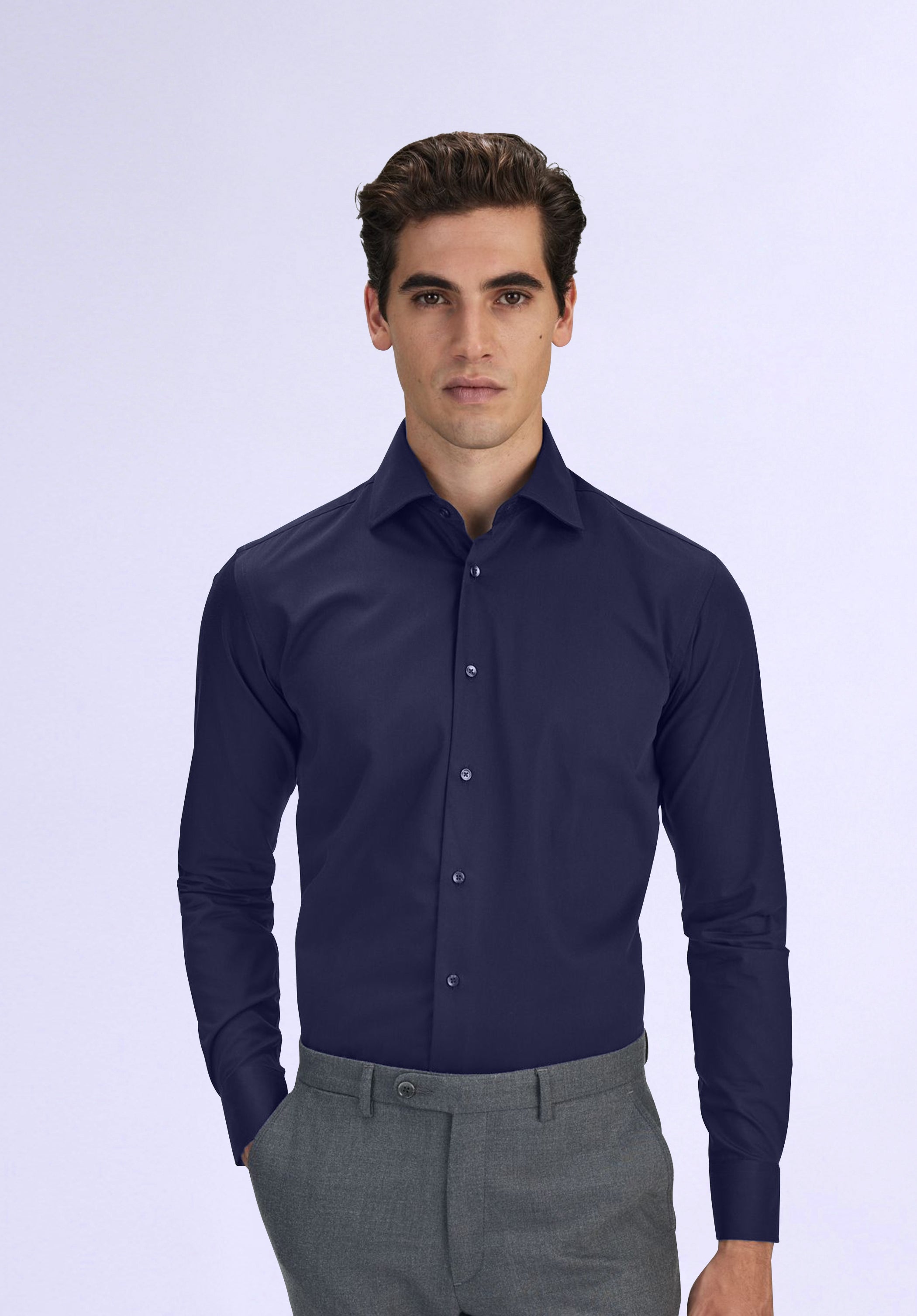 NAVY MEN'S SHIRTS