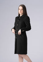 Load image into Gallery viewer, cashmere straight dress-coat
