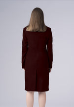 Load image into Gallery viewer, cashmere straight dress-coat
