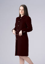 Load image into Gallery viewer, cashmere straight dress-coat
