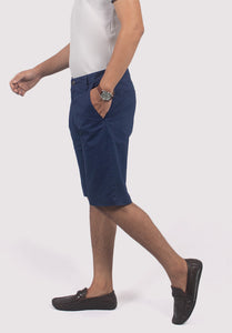 ULTRAMARINE COTTON SHORTS
