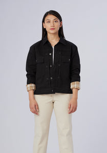 women-cargo oversize jacket