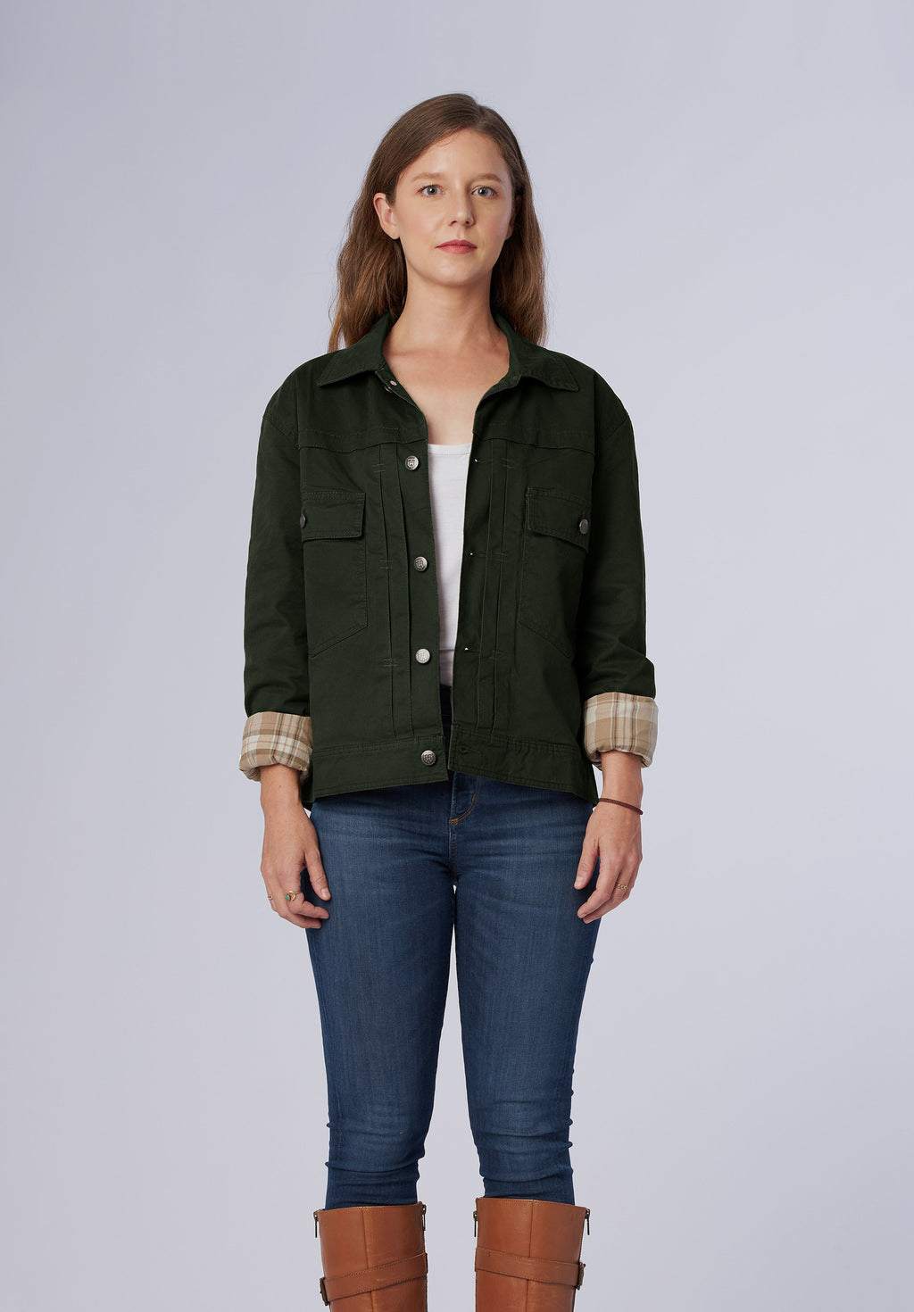 women-cargo oversize jacket