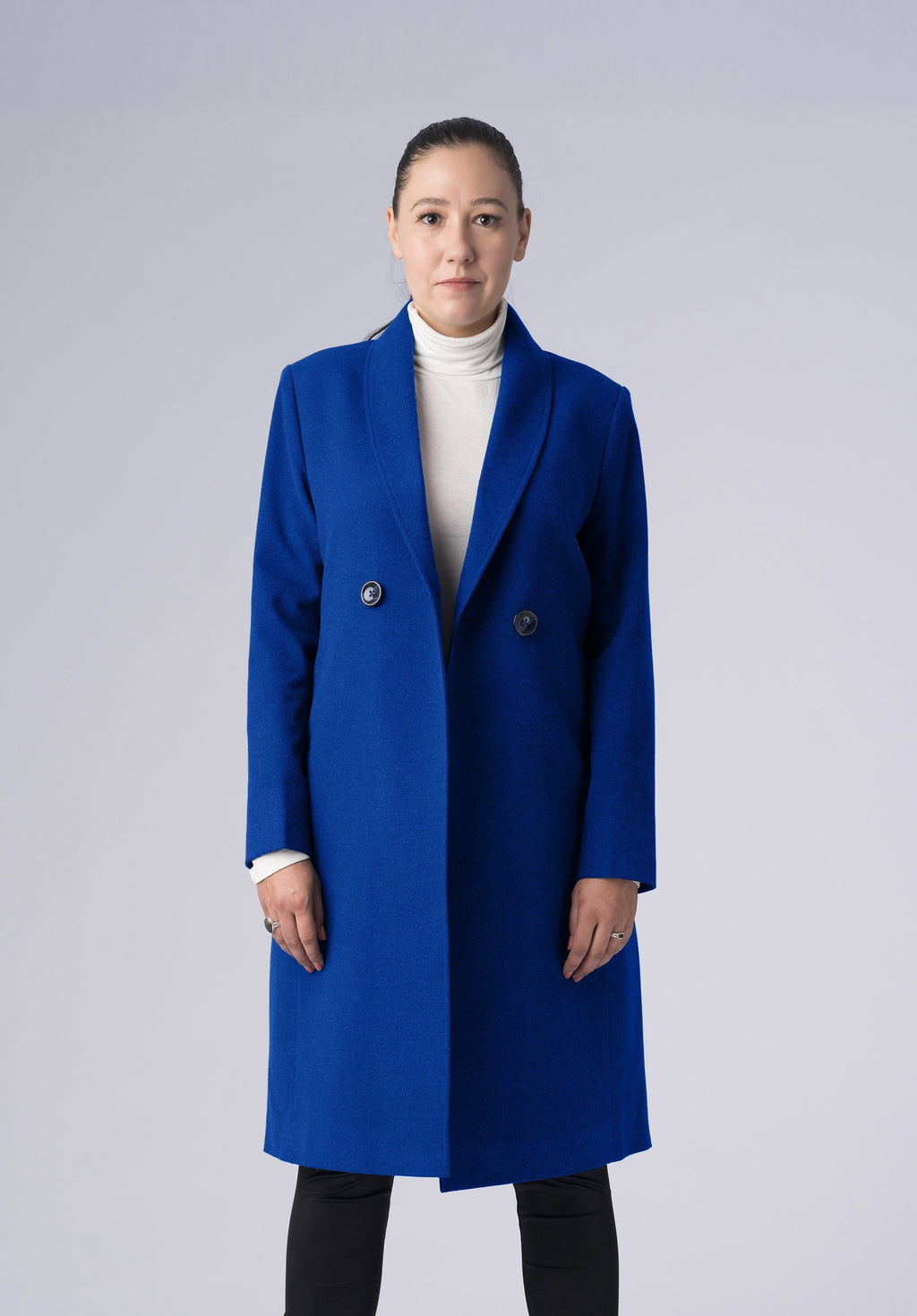 woolen double breasted-coat