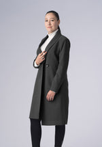 Load image into Gallery viewer, woolen double breasted-coat

