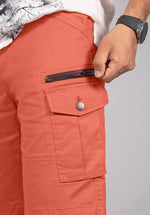 Load image into Gallery viewer, VERMILION CARGO SHORTS
